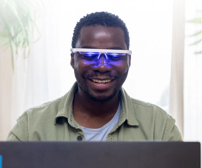 Розумні світлотерапевтичні окуляри AYO+ (White-Blue)